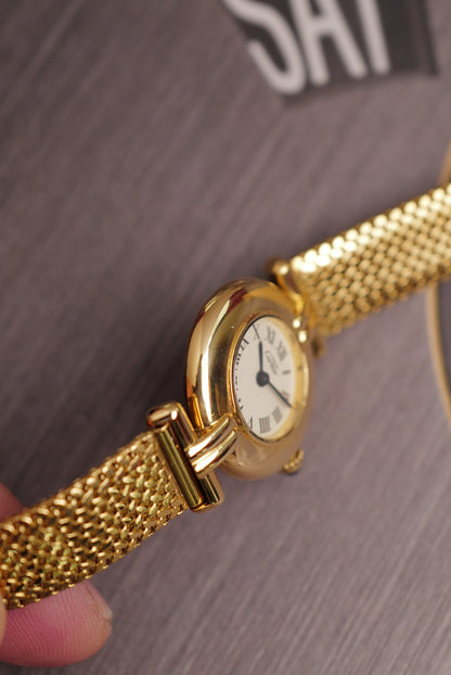 Cartier Colisee "Classic Mesh" Quartz Circa. 1980s