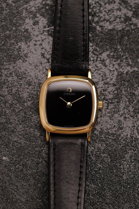 Omega De-ville "Onyx Cushion" Circa. 1990s