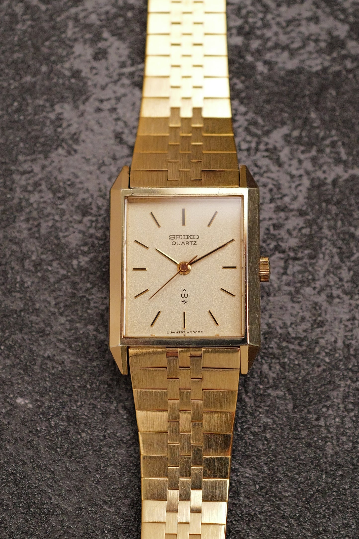 Seiko Tank Brick Bracelet Circa. 1988