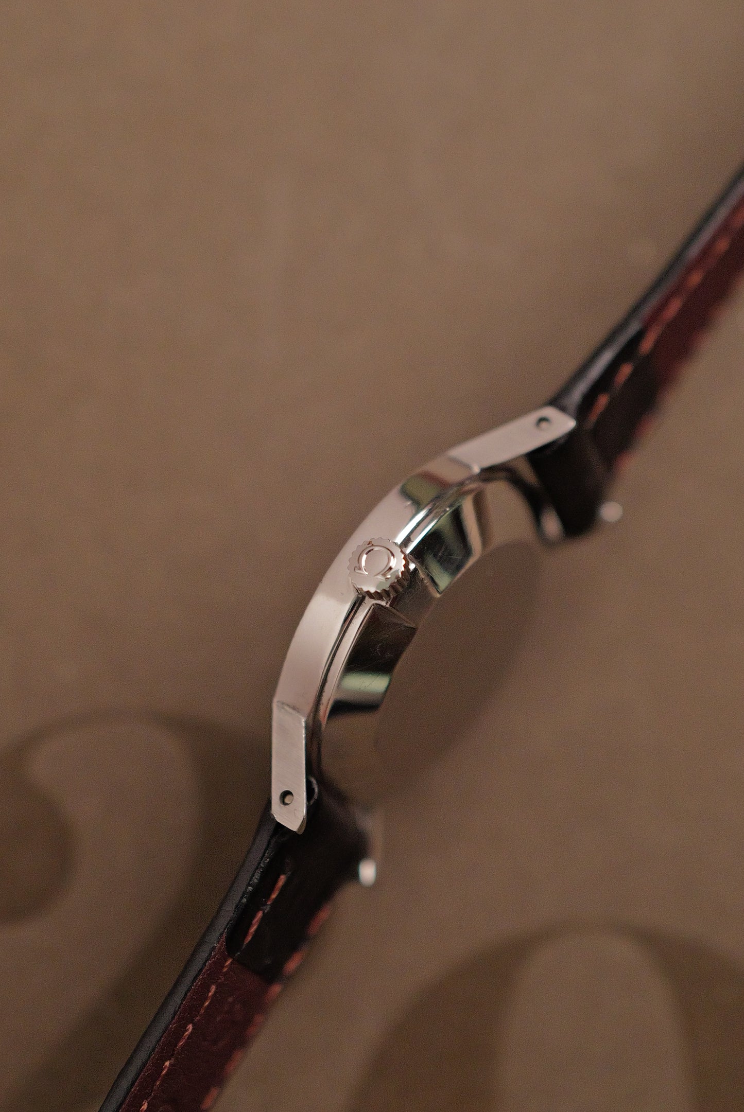 Omege De-ville "Floral Blue steel" Circa. 1970s w/ original box