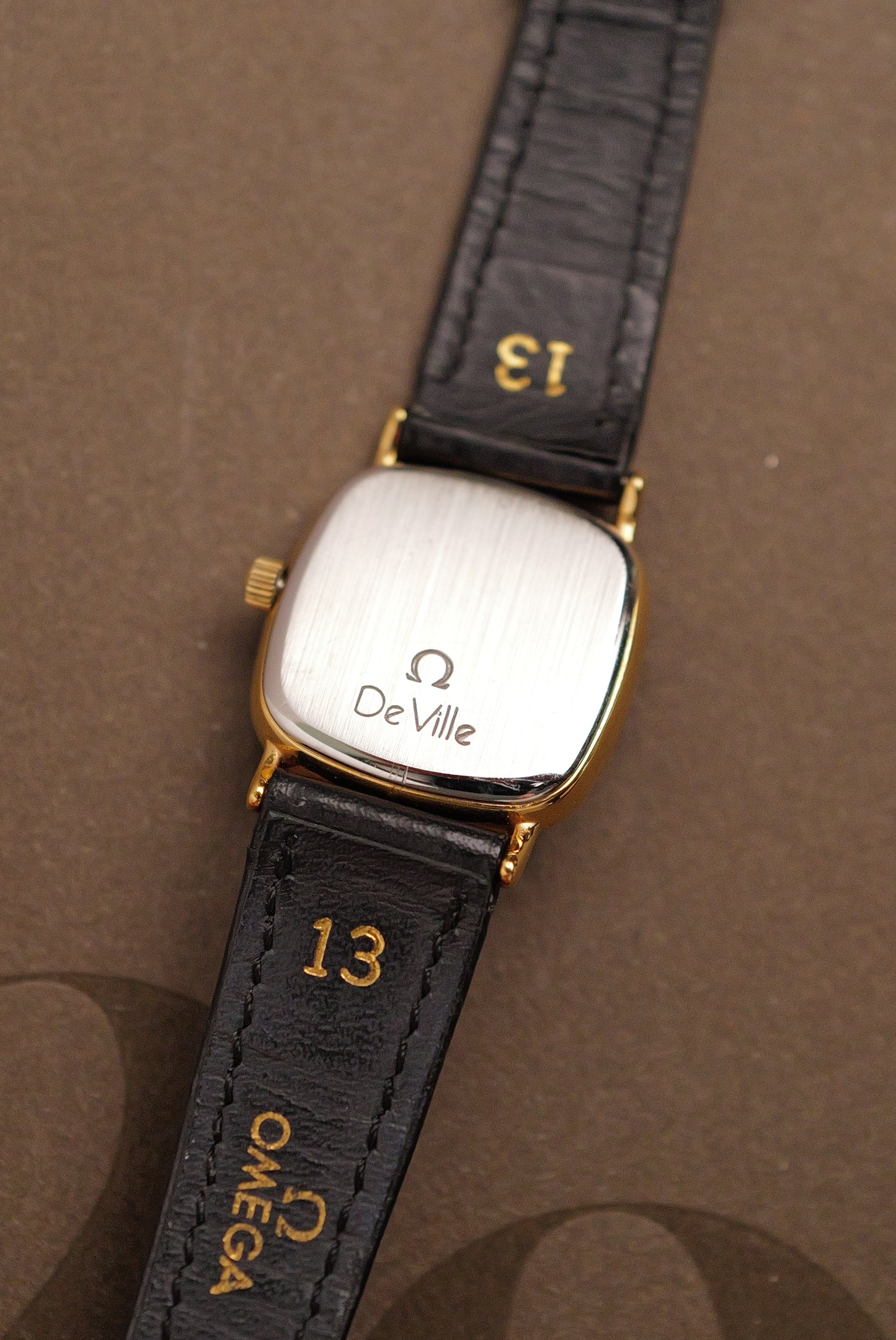 Omega De-ville "Onyx Cushion" Circa. 1990s