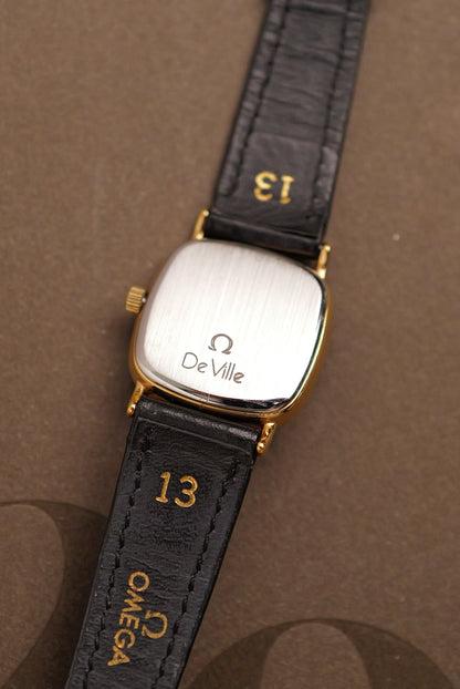 Omega De-ville "Onyx Cushion" Circa. 1990s