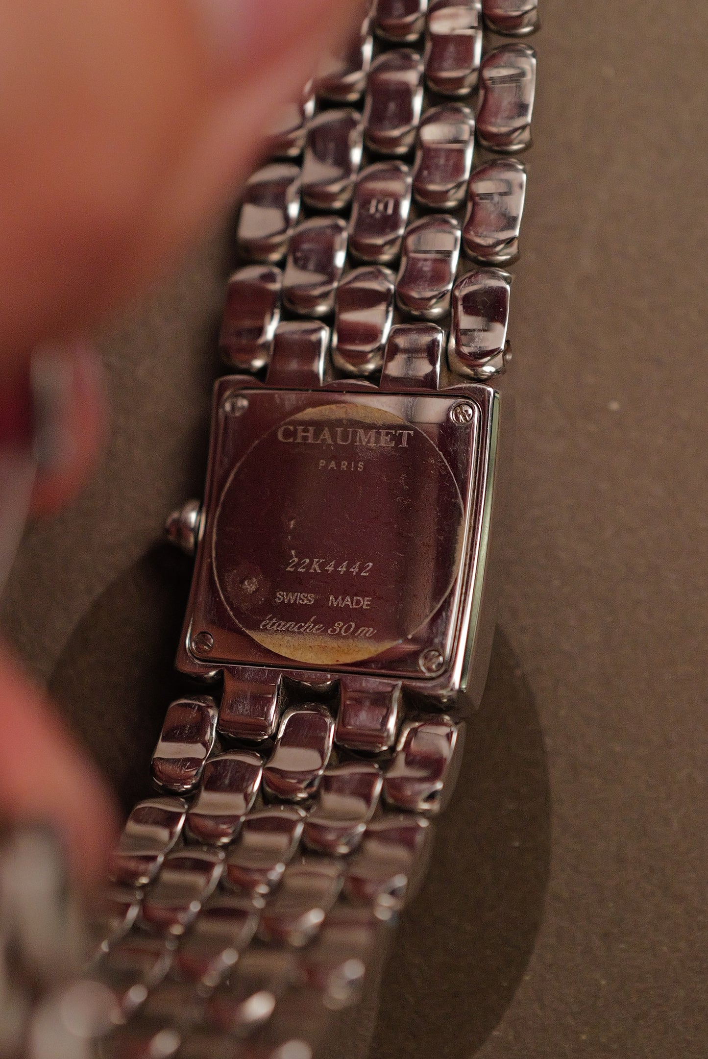 Chaumet Khesis size L w/ factory diamond & MOP dial Circa. 1990s