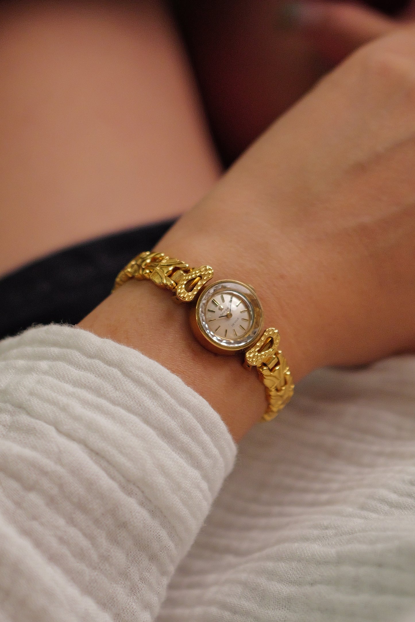 Omega Cocktail Art-deco w/ custom bracelet Circa. 1970s