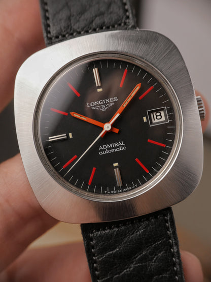 Longines Admiral Black & Red Automatic Ref. 8581 (circa 1969)