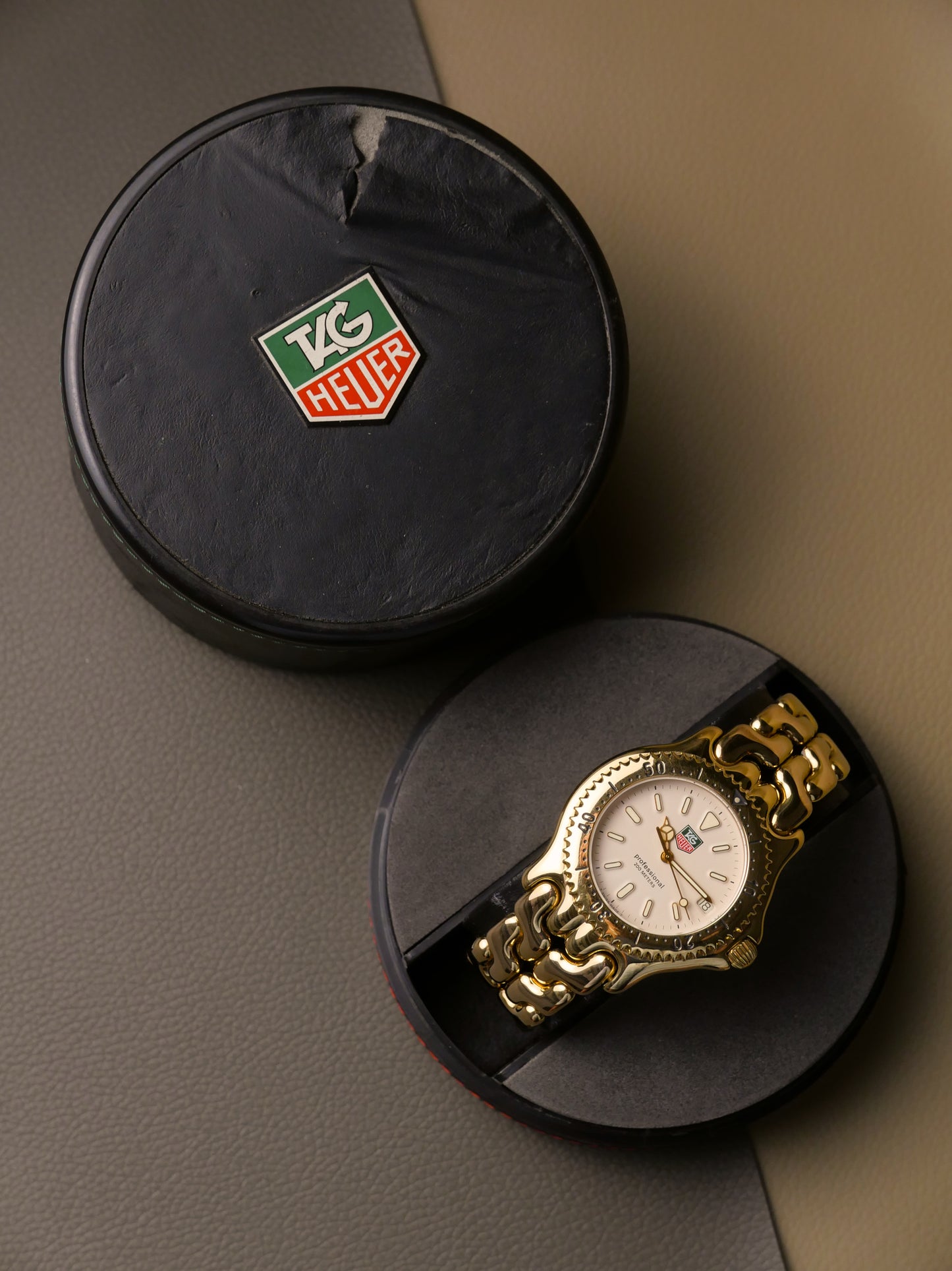 TAG Heuer S/el Gold-Plated 37mm Ref. S94.006K (circa early 1990s)